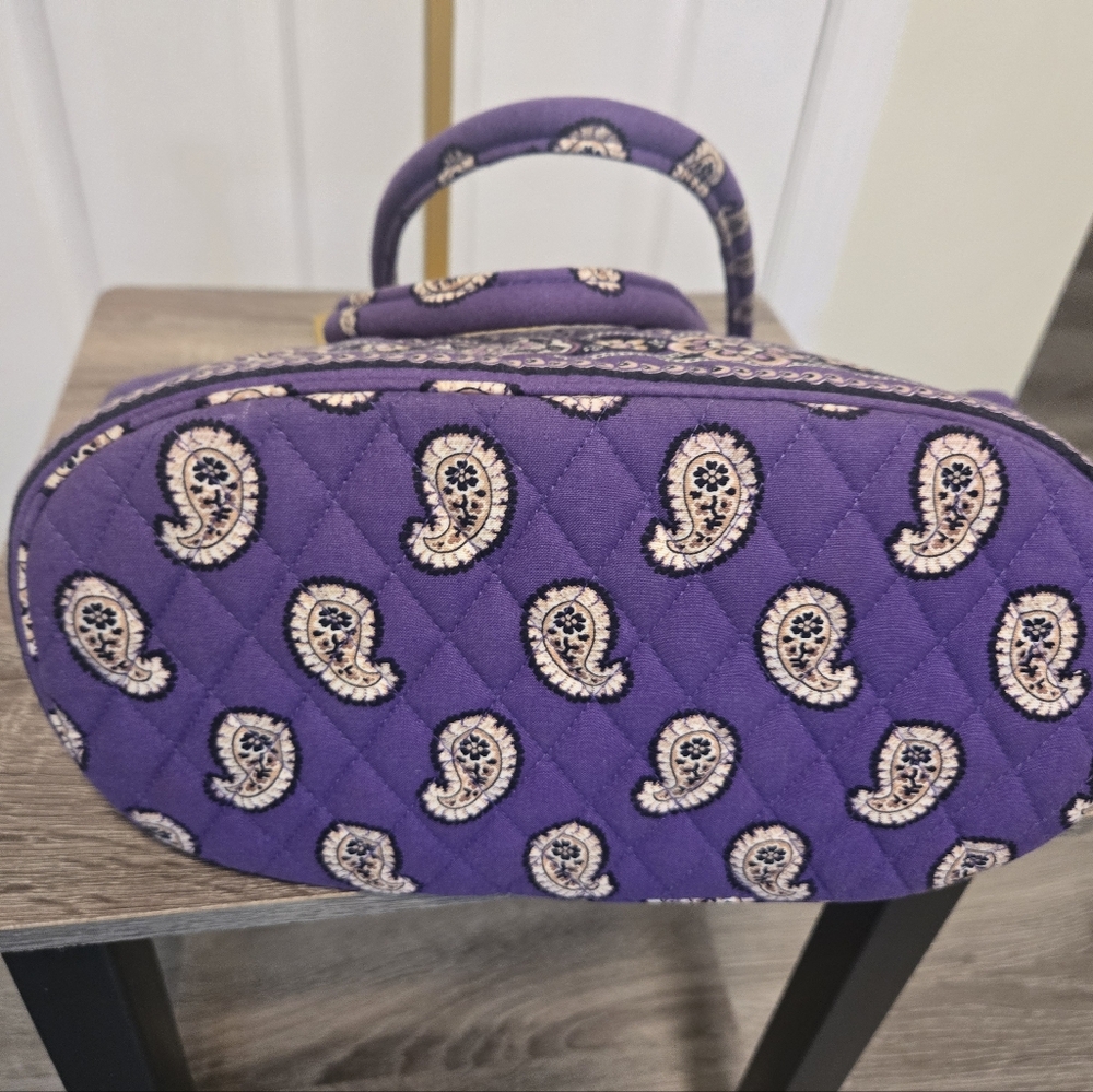 Vera Bradley Purple Paisley Tote Bag - Picture 6 of 10